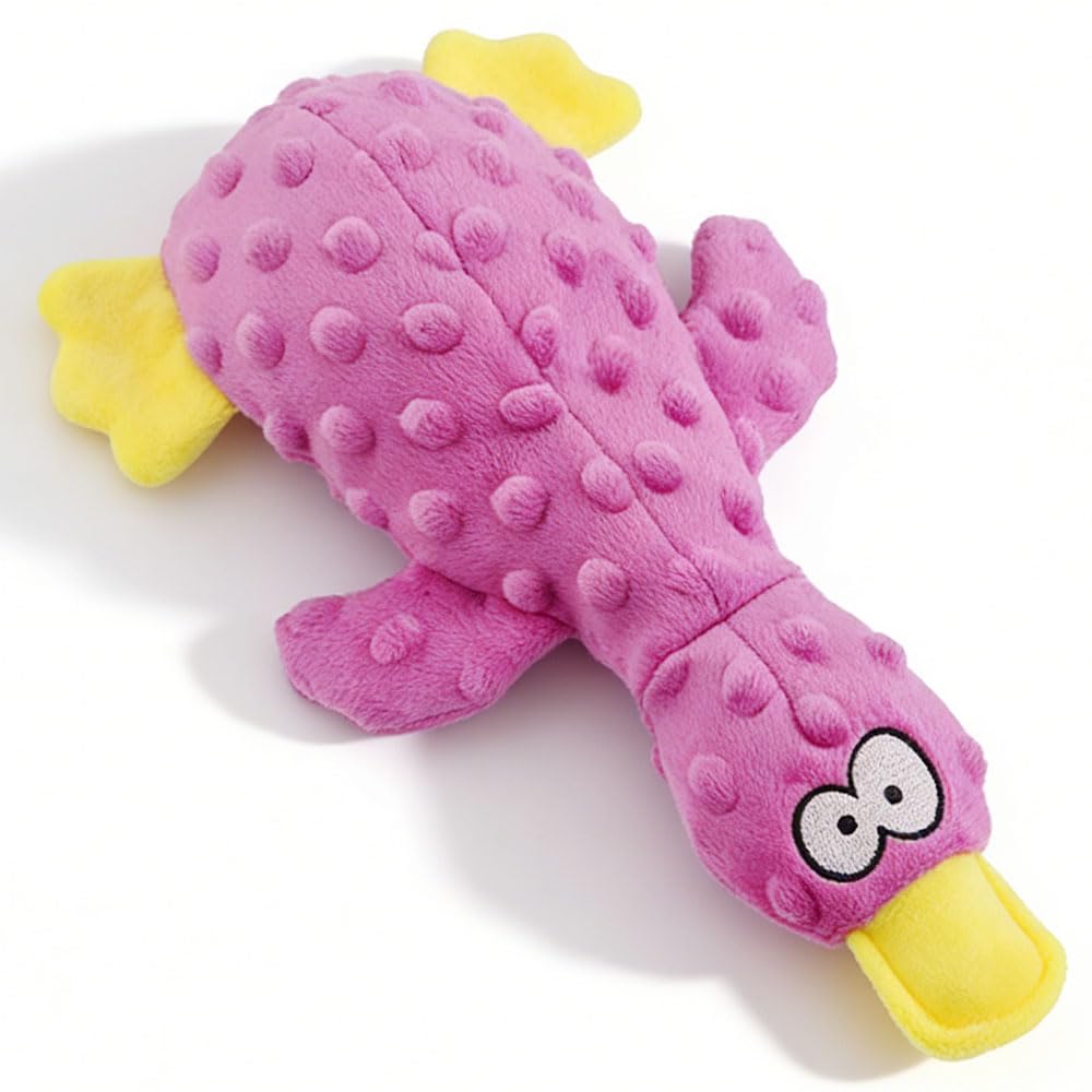 Dog Toys for Aggressive Chewers, 2026 New Duck Dog Toys Indestructible Dog Toy for Boredom Relief, Dog Squeak Toys for Small Medium Large Dogs (Blue)
