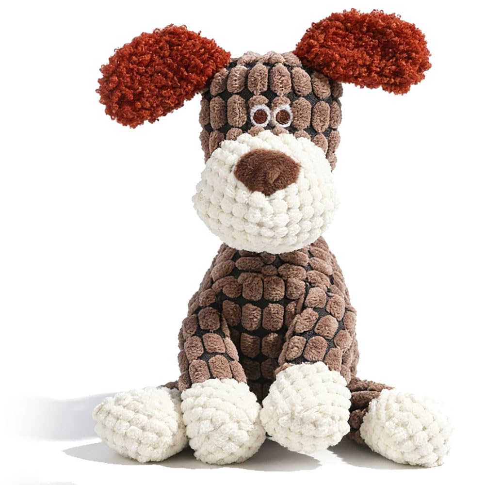 Durable Dog Stuffed Toys for Aggressive Chewers, 2026 New Indestructible Dog Toy, Squeaky Plush Dog Toys, Interactive Squeaky Chew Teething Toys (Green)