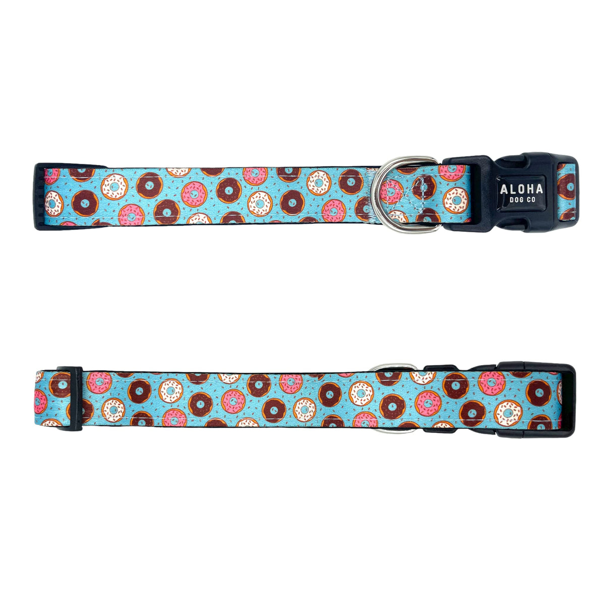 Dog Collar Tropical Floral Hawaii Personalized Soft Comfortable Adjustable Basic Collars for Small Medium Large Dogs Walking Running Training (Large, Donut)