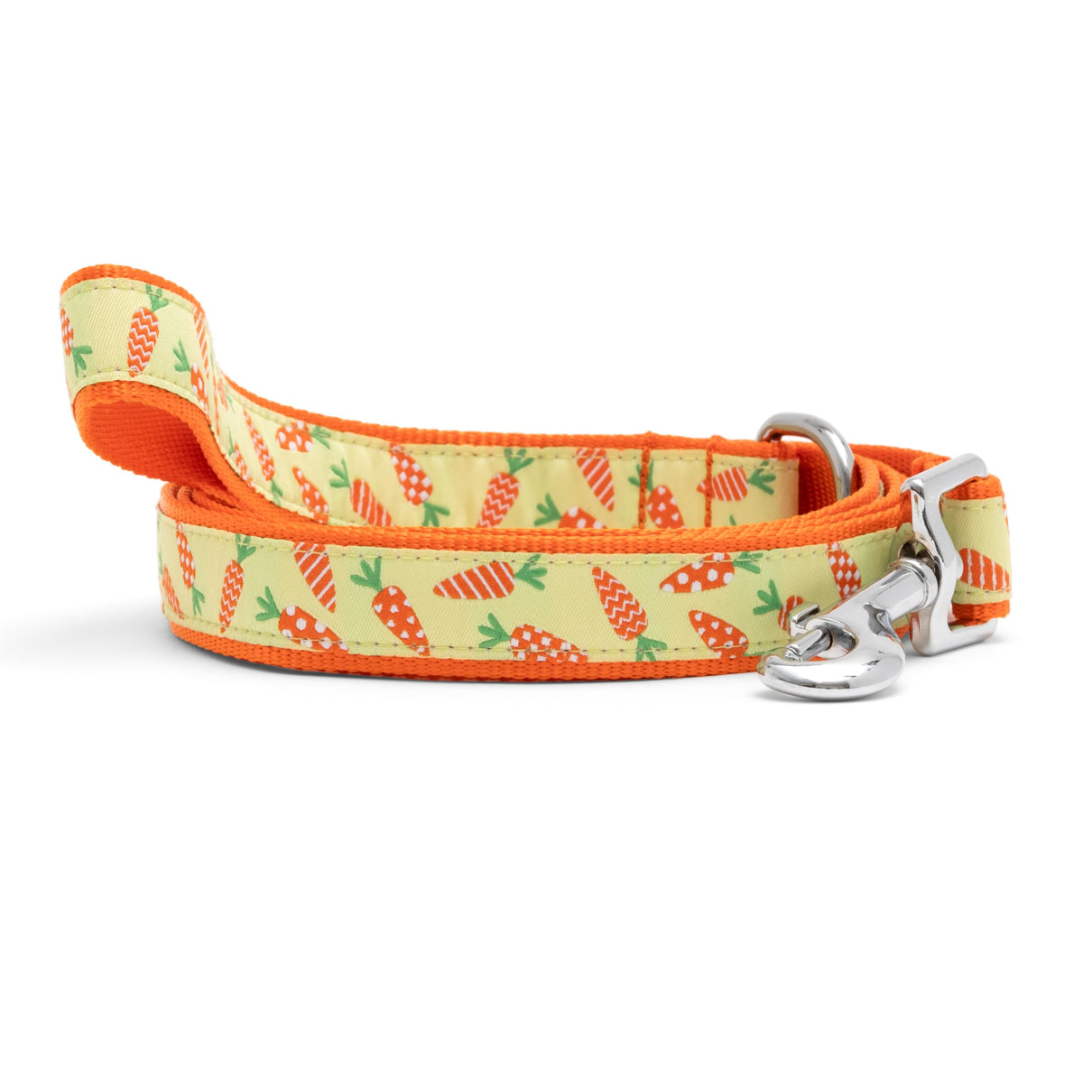 Fashionable Jelly Beans Leash for Dogs, Woven Ribbon, Solid Nickel Plated D-Ring, Blue, Small