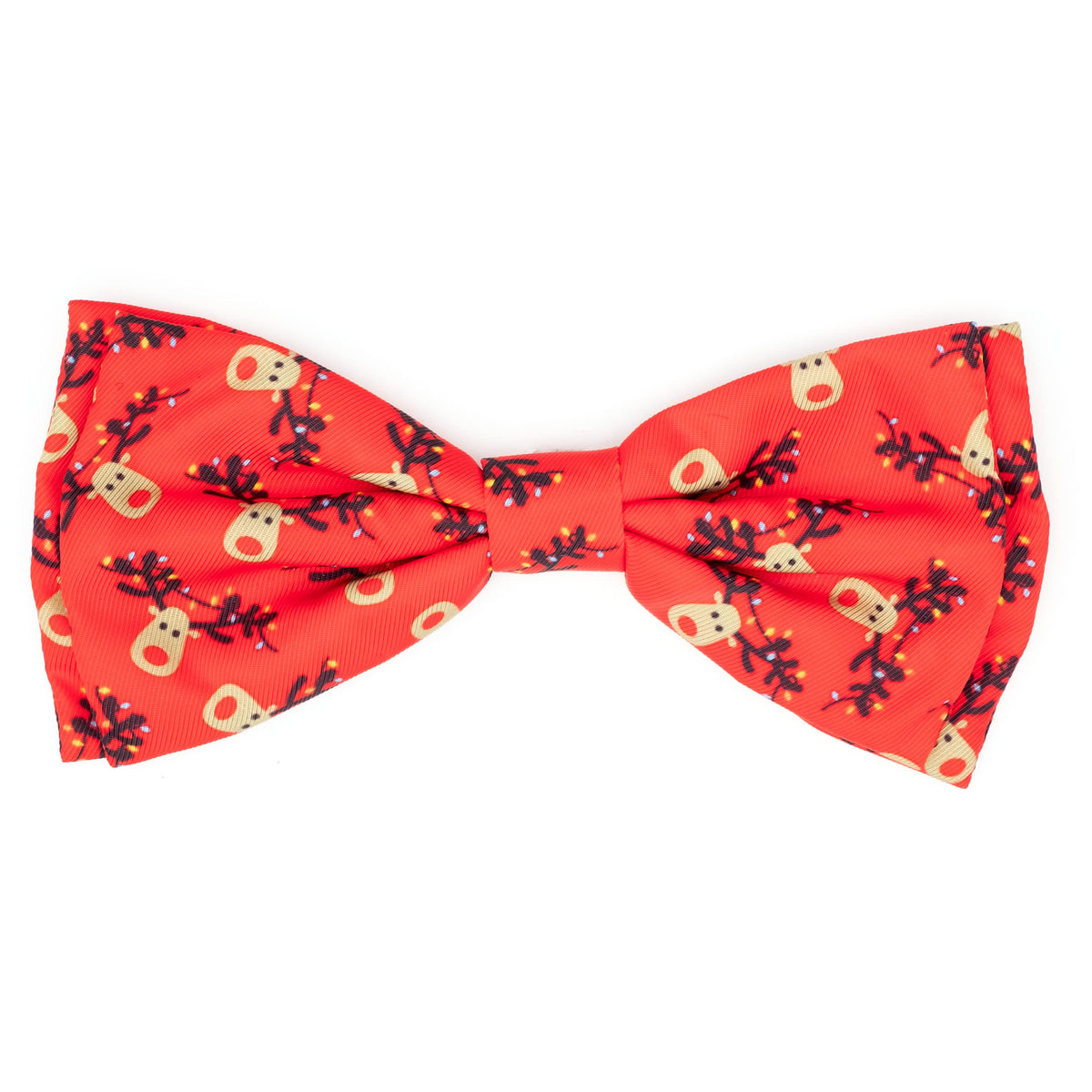 Pet Bow Tie for Dogs & Cats – Soft Printed Polyester Collar Bow Tie with Touch Fastener, Attaches to Any Collar - Narwhals Pattern, LiteBlue, Small