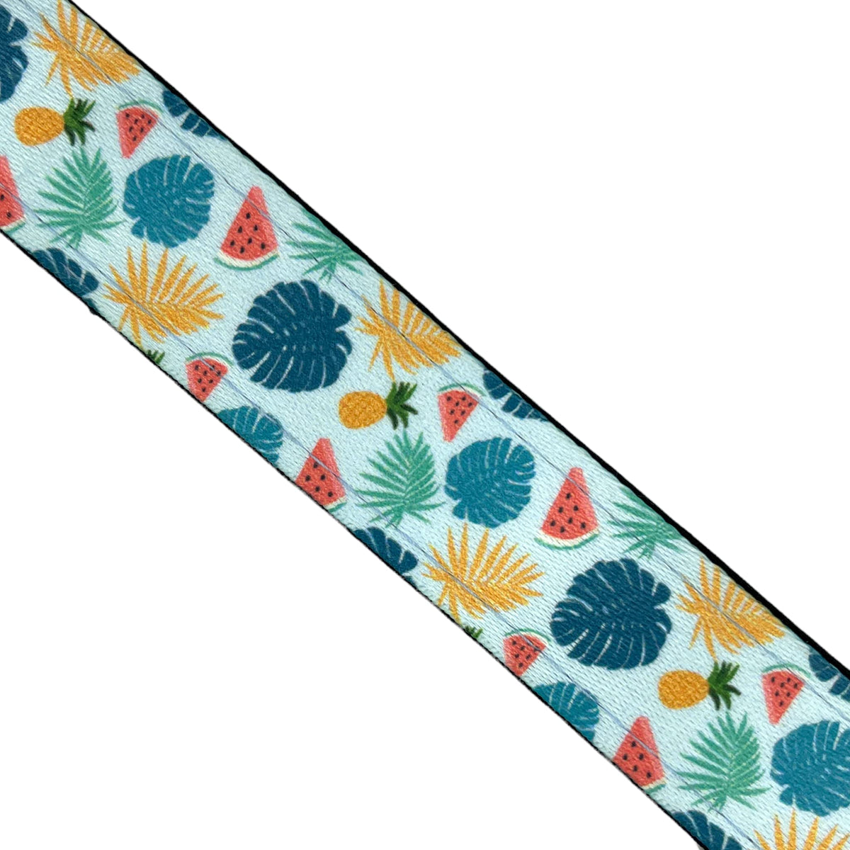 Dog Collar Tropical Floral Hawaii Personalized Soft Comfortable Adjustable Basic Collars for Small Medium Large Dogs Walking Running Training (Large, Donut)