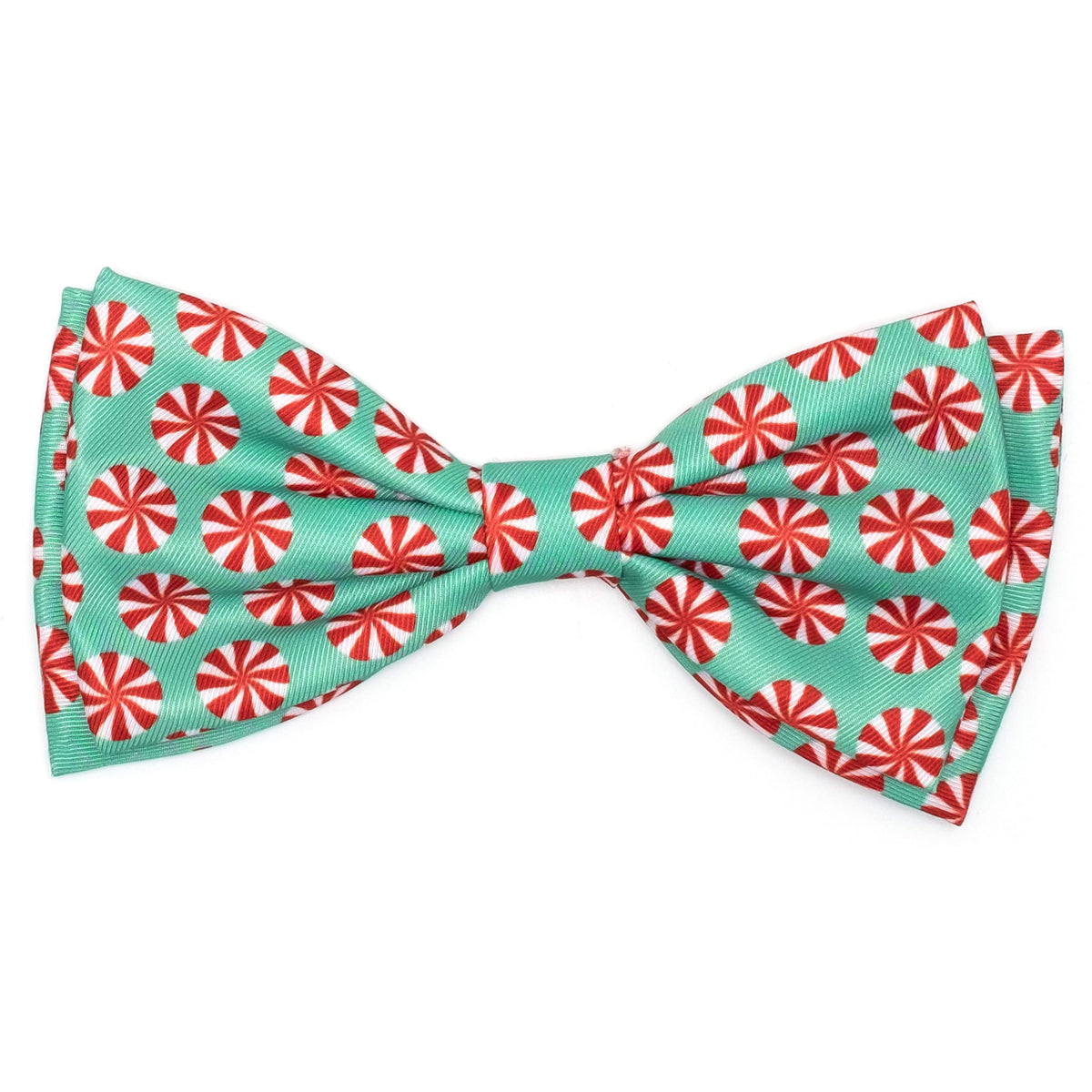 Pet Bow Tie for Dogs & Cats – Soft Printed Polyester Collar Bow Tie with Touch Fastener, Attaches to Any Collar - Narwhals Pattern, LiteBlue, Small