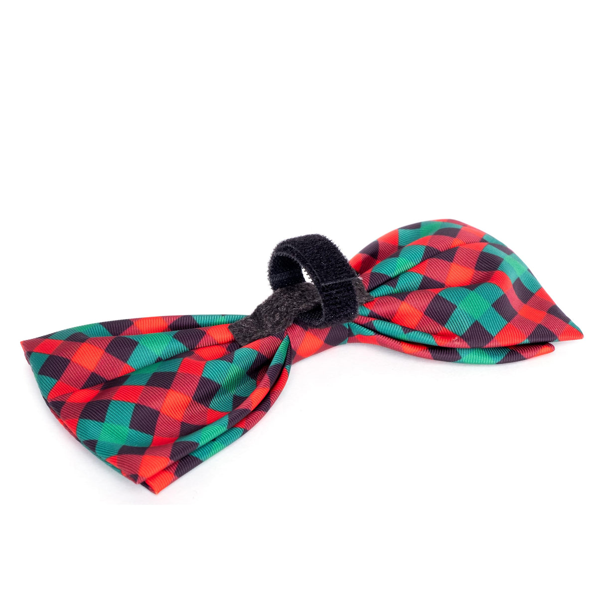 Pet Bow Tie for Dogs & Cats – Soft Printed Polyester Collar Bow Tie with Touch Fastener, Attaches to Any Collar - Narwhals Pattern, LiteBlue, Small