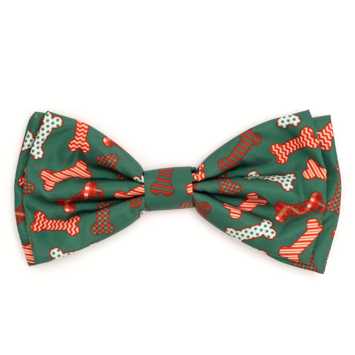 Pet Bow Tie for Dogs & Cats – Soft Printed Polyester Collar Bow Tie with Touch Fastener, Attaches to Any Collar - Narwhals Pattern, LiteBlue, Small