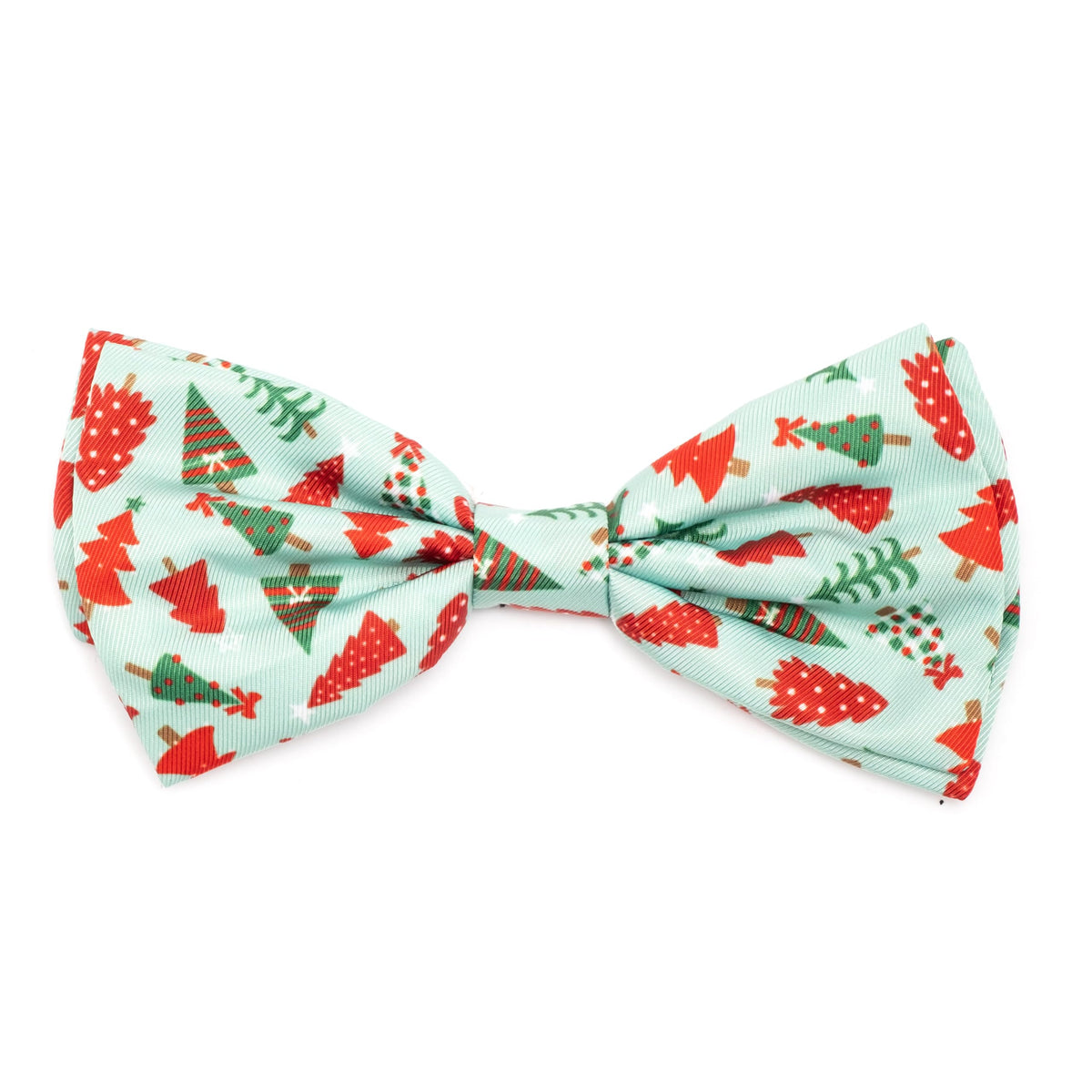 Pet Bow Tie for Dogs & Cats – Soft Printed Polyester Collar Bow Tie with Touch Fastener, Attaches to Any Collar - Narwhals Pattern, LiteBlue, Small