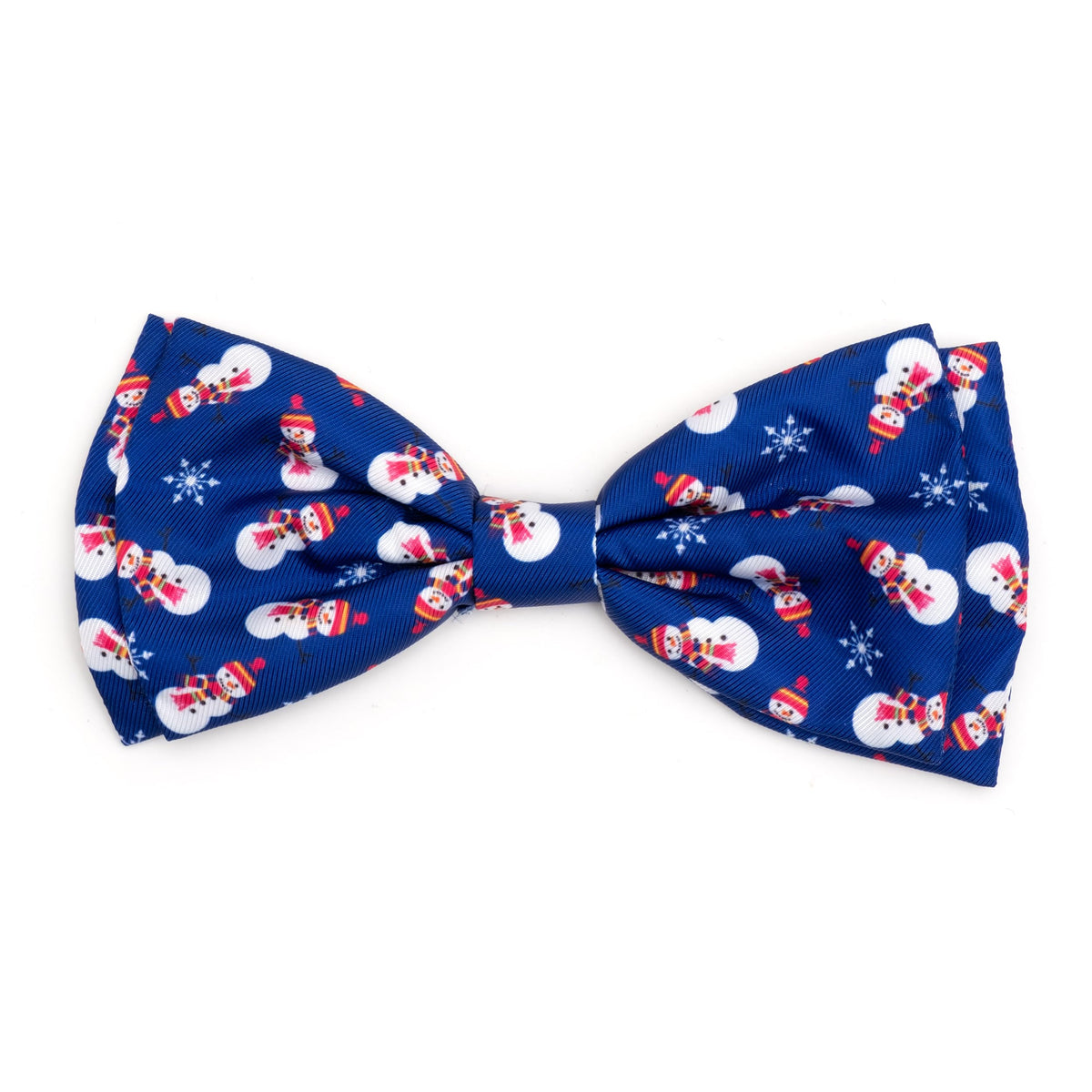 Pet Bow Tie for Dogs & Cats – Soft Printed Polyester Collar Bow Tie with Touch Fastener, Attaches to Any Collar - Narwhals Pattern, LiteBlue, Small
