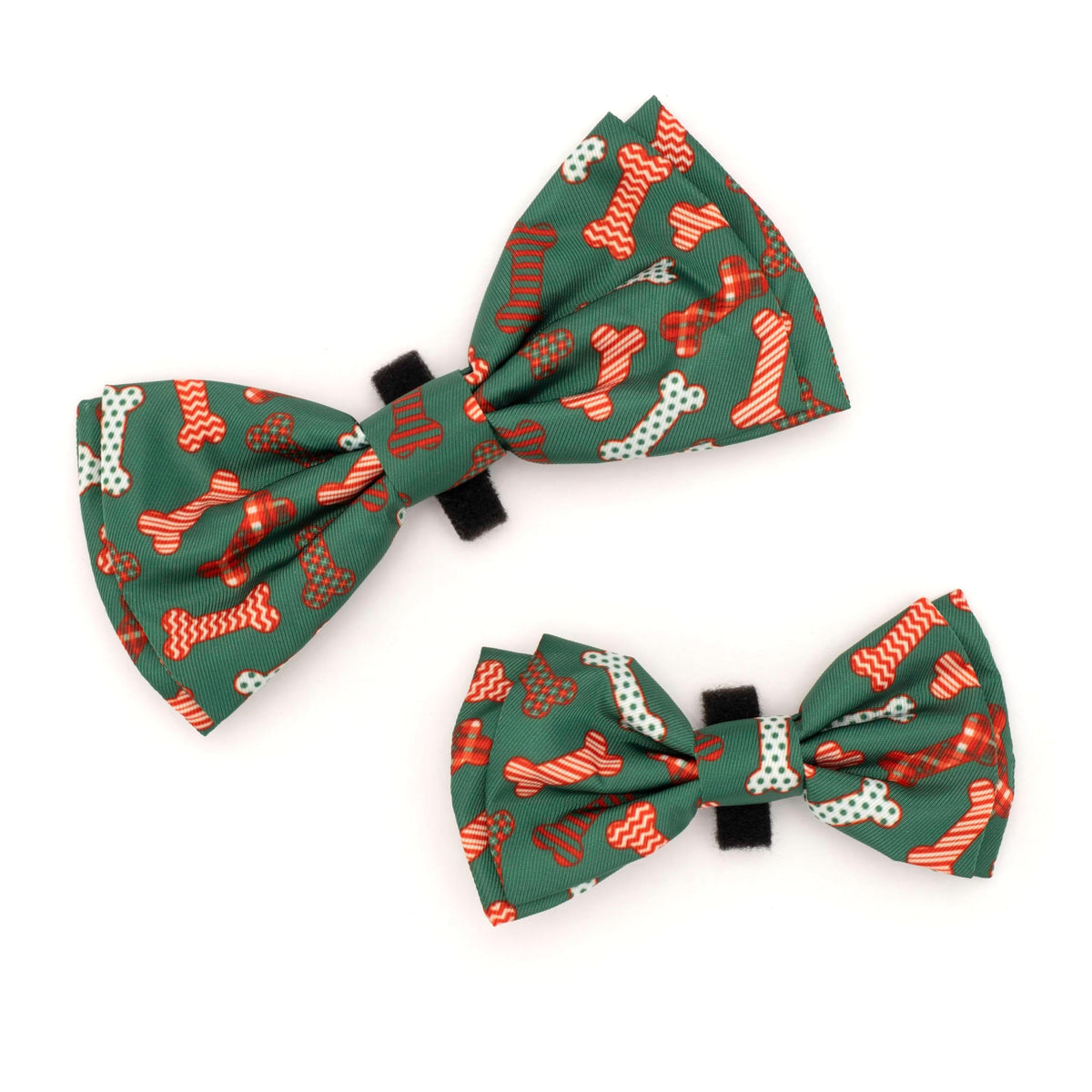 Pet Bow Tie for Dogs & Cats – Soft Printed Polyester Collar Bow Tie with Touch Fastener, Attaches to Any Collar - Narwhals Pattern, LiteBlue, Small