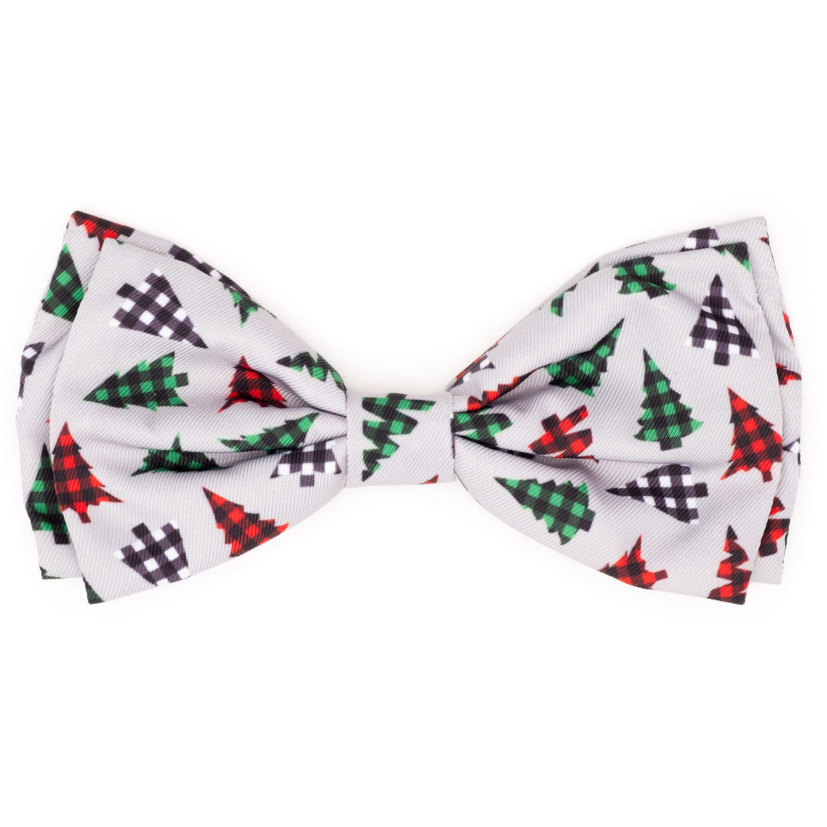Pet Bow Tie for Dogs & Cats – Soft Printed Polyester Collar Bow Tie with Touch Fastener, Attaches to Any Collar - Narwhals Pattern, LiteBlue, Small