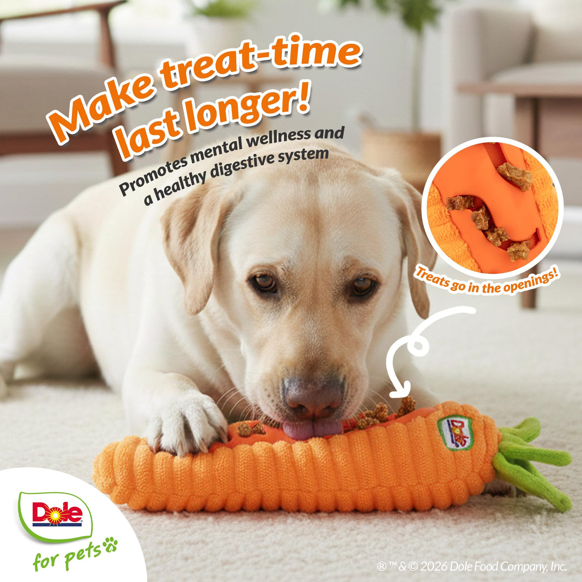 Dog Puzzle Toy with Squeaker, Banana Snuffle Dog Treat Toy for Small and Medium Dogs, Dog Enrichment Toys